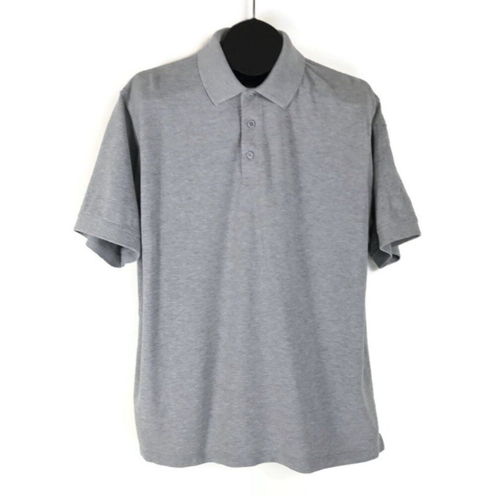 5.11 Tactical Series Short Sleeve Polo Shirt Men's Large Gray 100% Cotton Casual